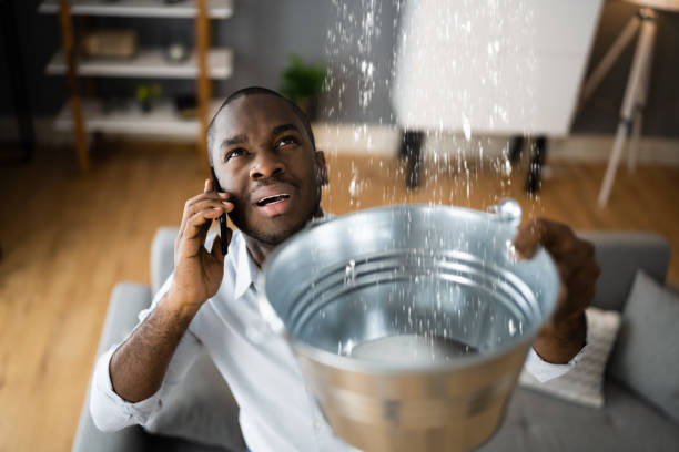 Water damage restoration process in VA